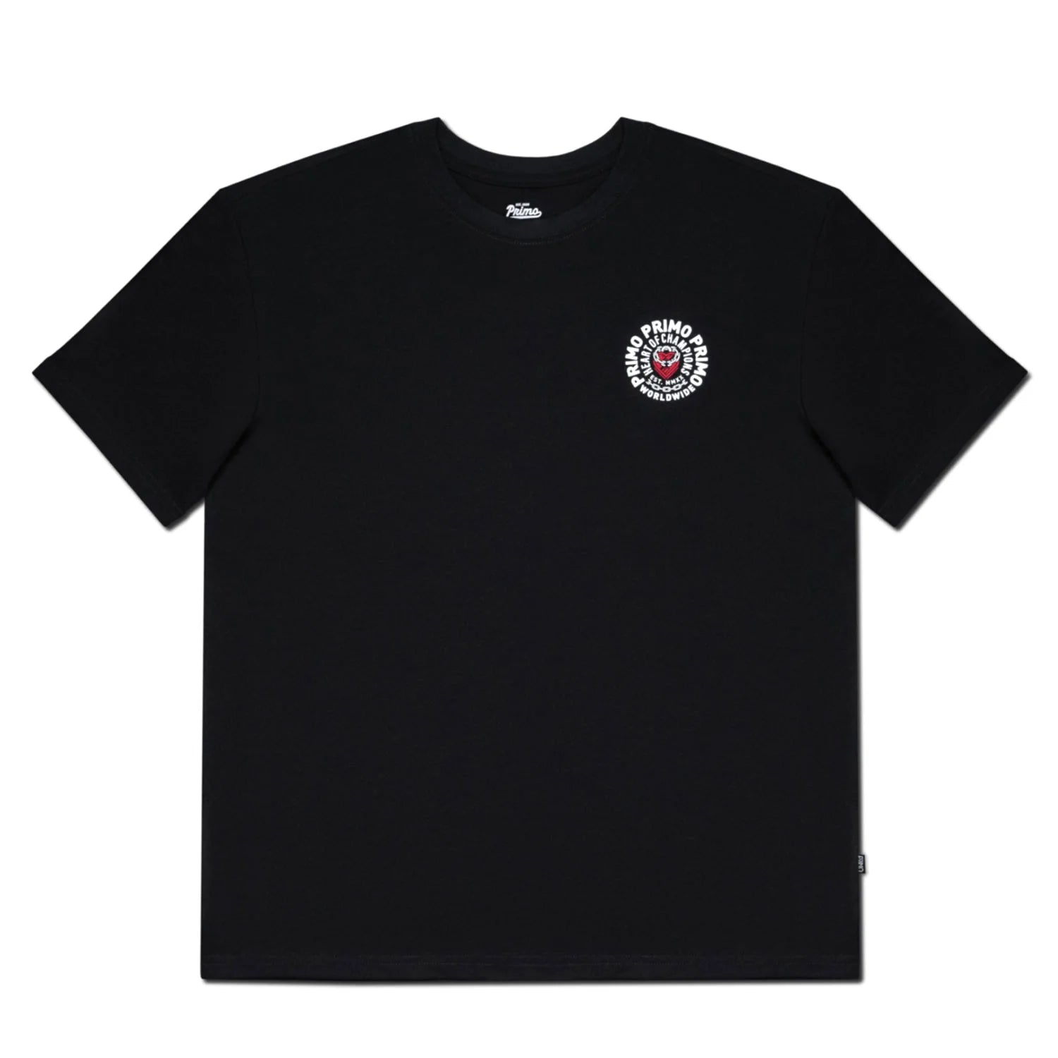 Primo Heart Of Champions Cotton T-Shirt - Black - Stone Fight Shop
