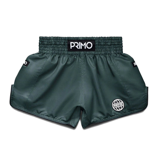 Primo Muay Thai Shorts - Alta Series - Forest Green - Stone Fight Shop