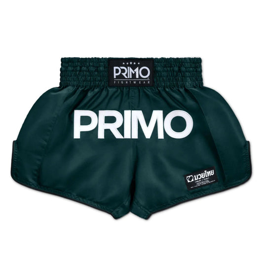 Primo Muay Thai Shorts - Mamba Series - Hunter Green - Stone Fight Shop