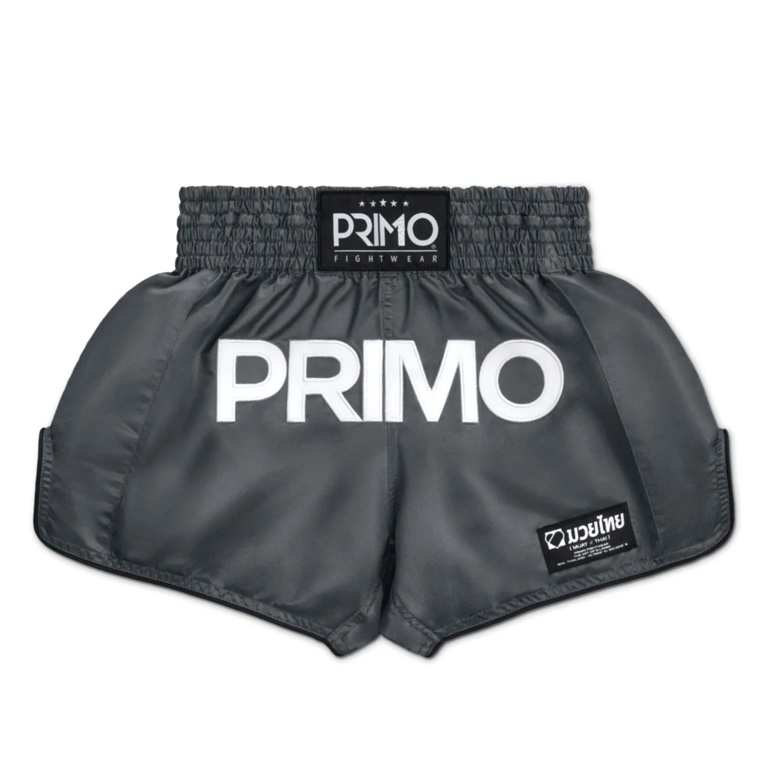 Primo Muay Thai Shorts - Mamba Series - Slate Grey - Stone Fight Shop