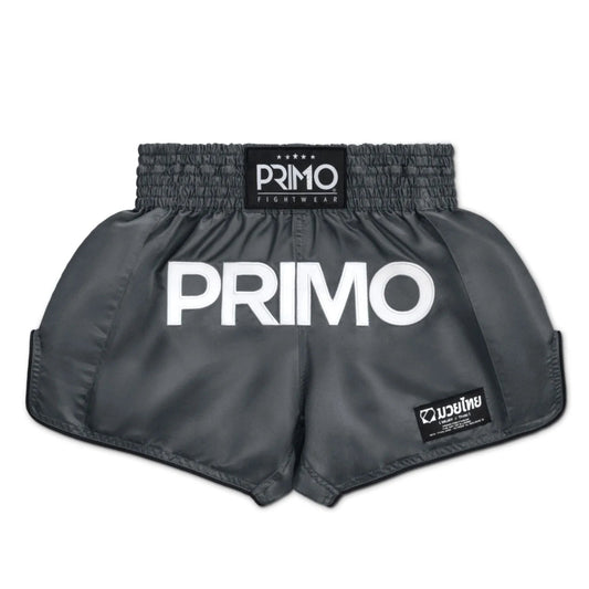 Primo Muay Thai Shorts - Mamba Series - Slate Grey - Stone Fight Shop