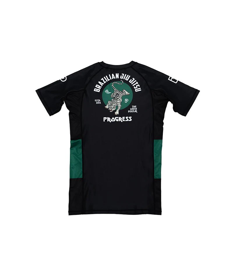 Progress Jiu Jitsu Bengal Rashguard Green - Stone Fight Shop