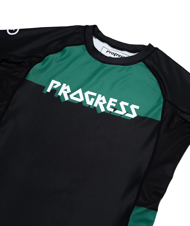 Progress Jiu Jitsu Bengal Rashguard Green - Stone Fight Shop