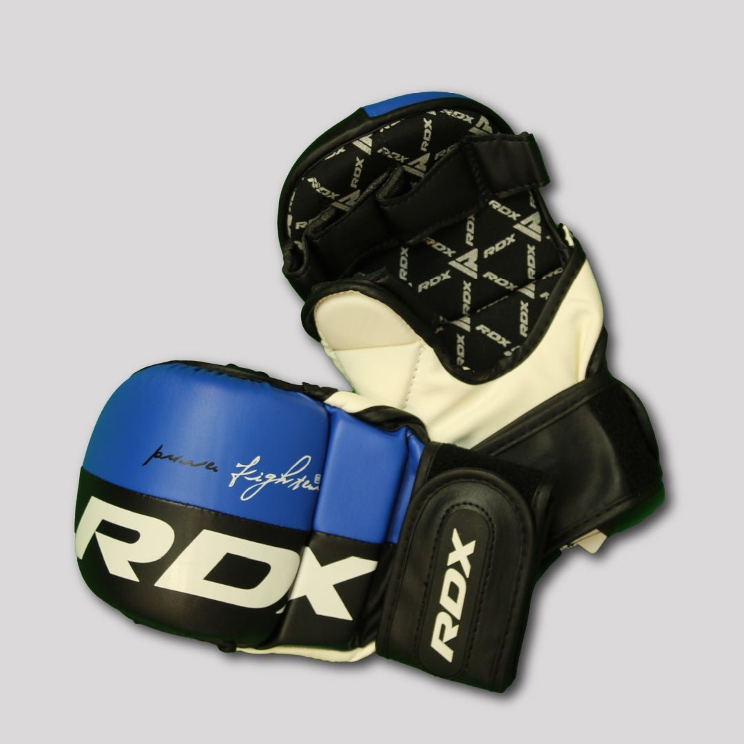 RDX Blue MMA Sparring Gloves - Stone Fight Shop