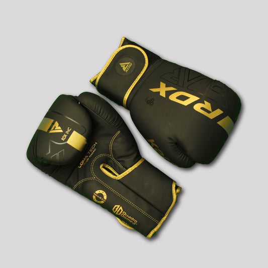 RDX Boxing Gloves - Adults - Black & Gold - Stone Fight Shop