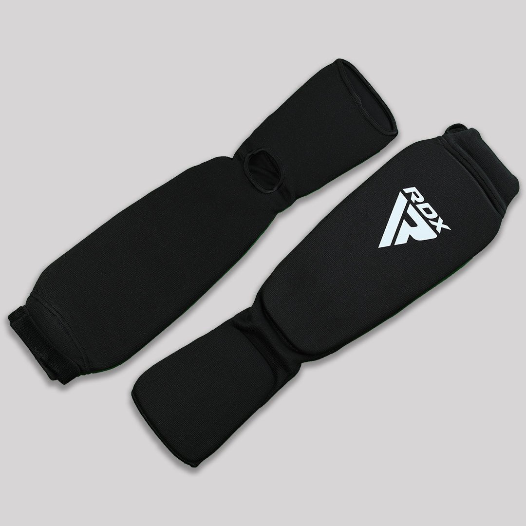 RDX Foam Shin Guards - Black & White - Stone Fight Shop