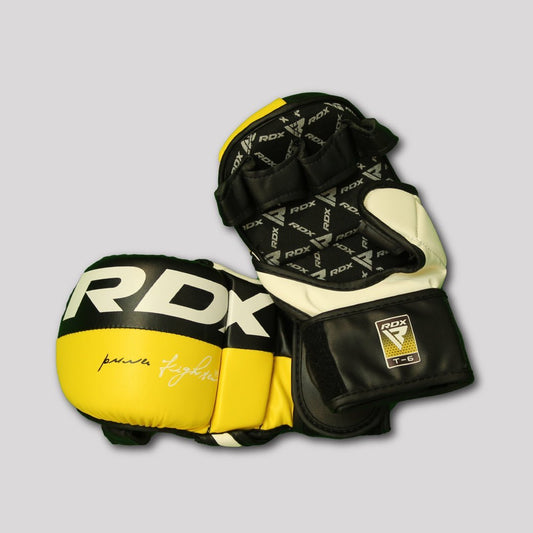 RDX Yellow MMA Sparring Gloves - Stone Fight Shop