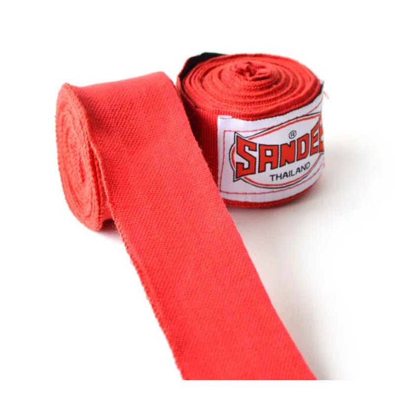 Sandee Hand Wraps - Red - Stone Fight Shop