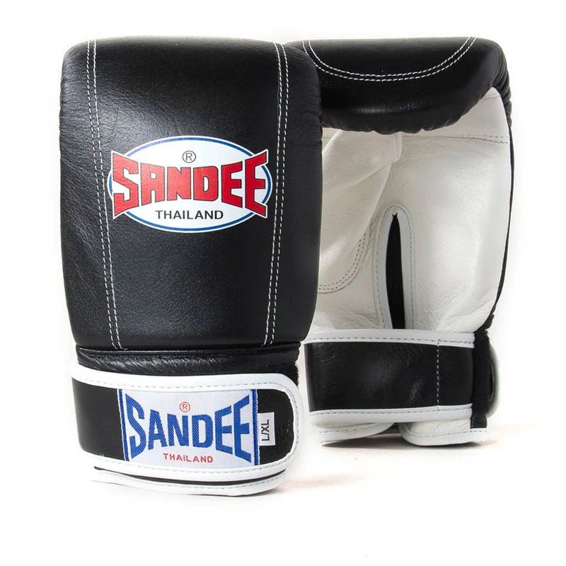 Sandee Velcro Bag Mitts - Black & White - Stone Fight Shop