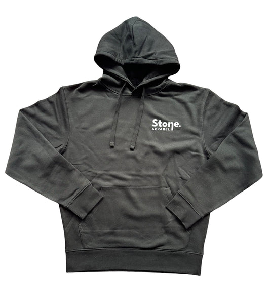 Stone Apparel Hoodie - Black - Stone Fight Shop