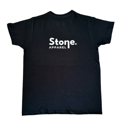 Stone Apparel T-Shirt - Black - Stone Fight Shop