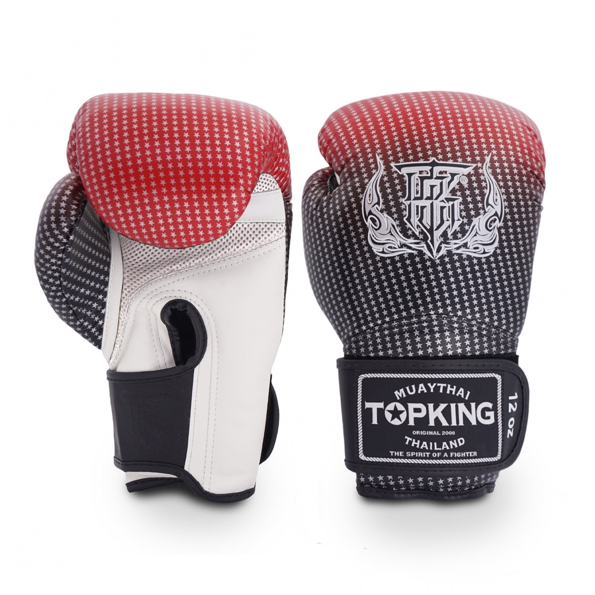 Top King Boxing Gloves Red Super Star Air - Stone Fight Shop