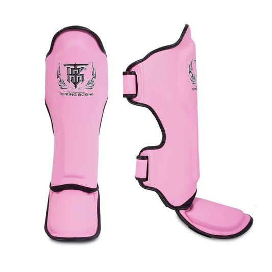 Top King Kids Pink Muay Thai Shin Guards - Stone Fight Shop