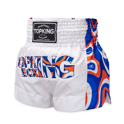 Top King Thai Boxing Shorts Blue 261 - Stone Fight Shop
