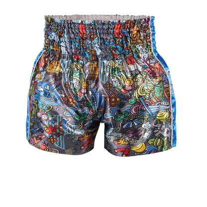 Top King Thai Boxing Shorts Sky Blue 225 - Stone Fight Shop