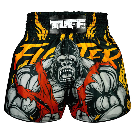 TUFF High - Cut Retro Muay Thai Shorts The Gigantic Beast - Stone Fight Shop