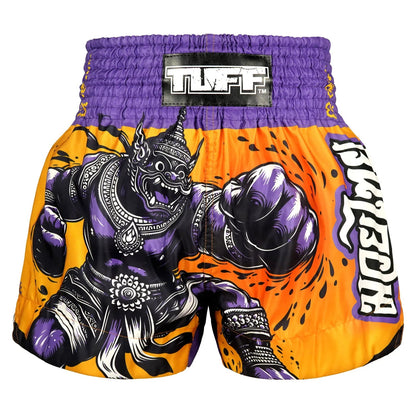 TUFF Muay Thai Shorts - The Amethyst King - Stone Fight Shop