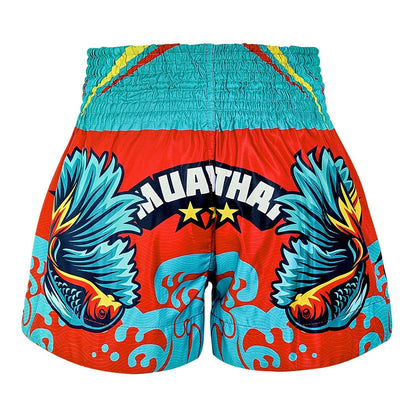 TUFF Muay Thai Shorts The Half- Sun Light - Stone Fight Shop