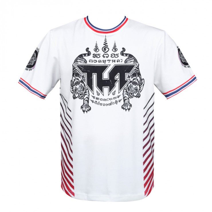 TUFF T - Shirt True Power Double Tiger White - Stone Fight Shop