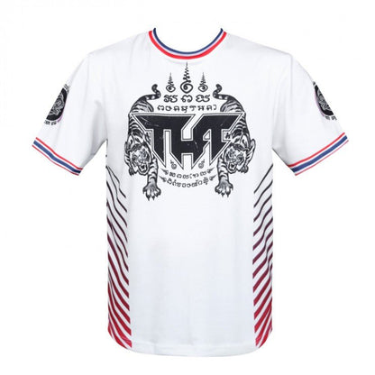 TUFF T - Shirt True Power Double Tiger White - Stone Fight Shop