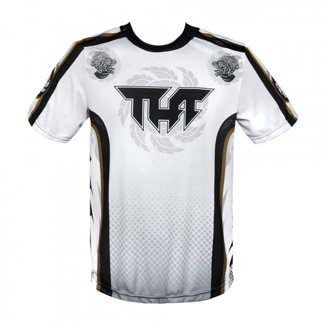 TUFF T-Shirt White Rowel With Double Hanuman Head - Stone Fight Shop