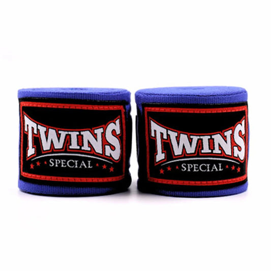 Twins 5M Elastic Handwraps Blue - Stone Fight Shop