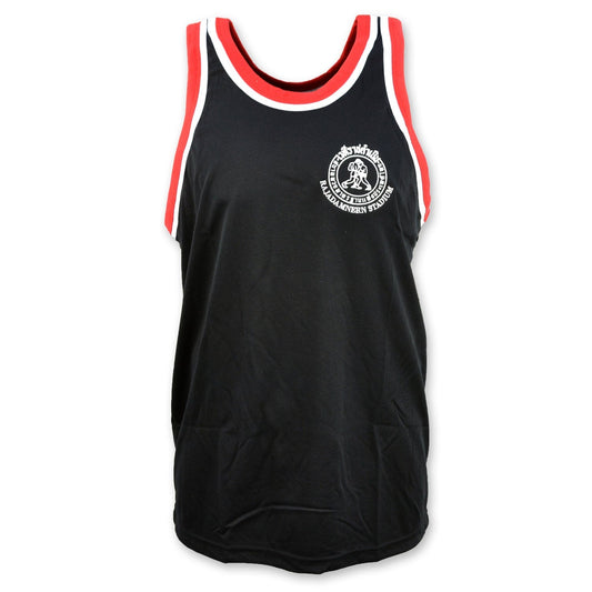 Twins Classic Rajadamnern Vest - Black - Stone Fight Shop