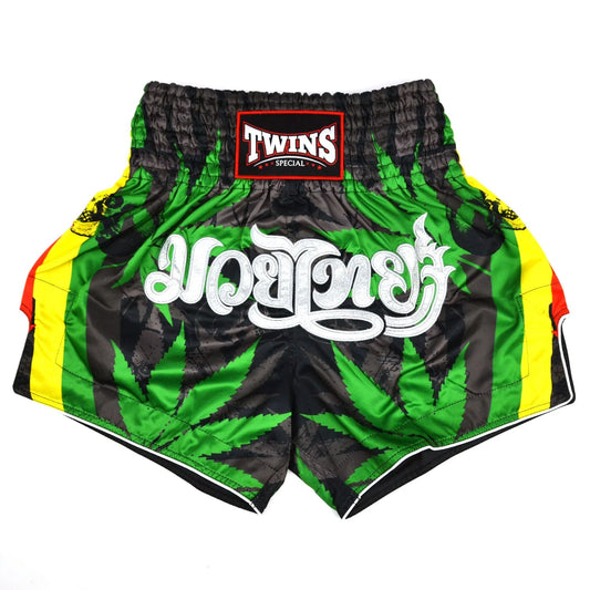 Twins Special Muay Thai Shorts - Grass - Stone Fight Shop