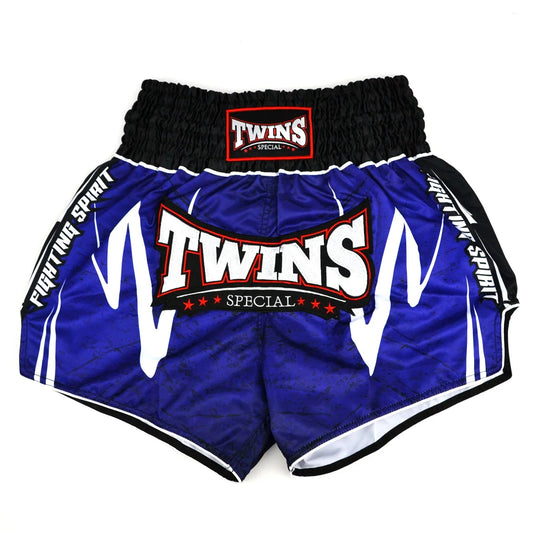 Twins Special Muay Thai Shorts - Rusty Blue - Stone Fight Shop