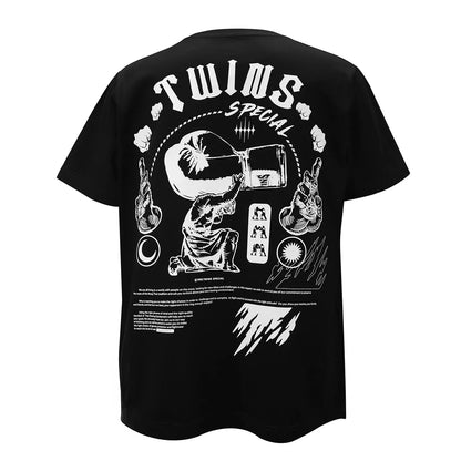 Twins Special Oversized T-Shirt - 02 - Black - Stone Fight Shop