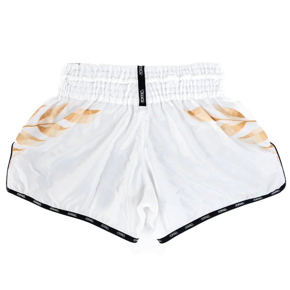 Yokkao First At The Race CarbonFit Shorts - White - Stone Fight Shop