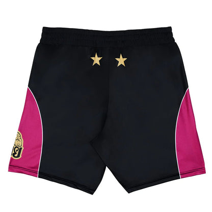 Yokkao Five Star Workout Shorts - Black/ Burgundy - Stone Fight Shop