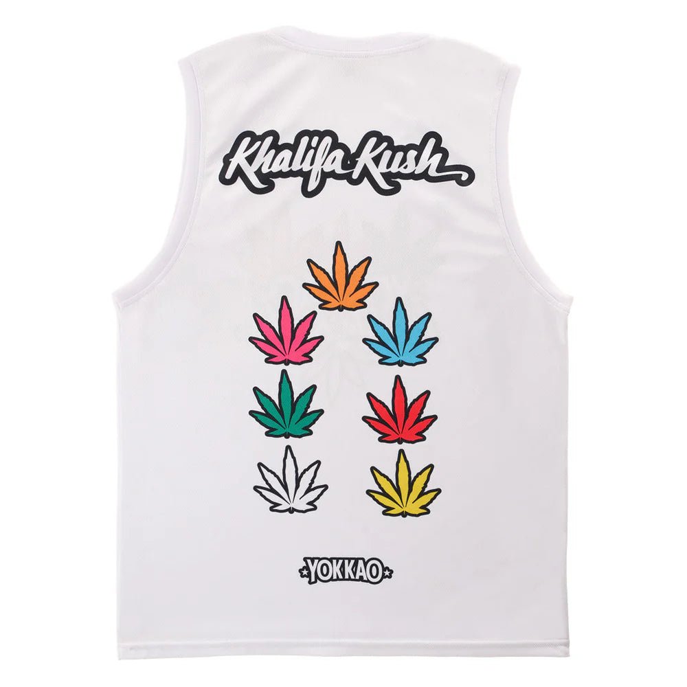 Yokkao Khalifa Kush Tank Top - White - Stone Fight Shop
