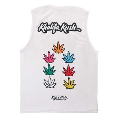 Yokkao Khalifa Kush Tank Top - White - Stone Fight Shop