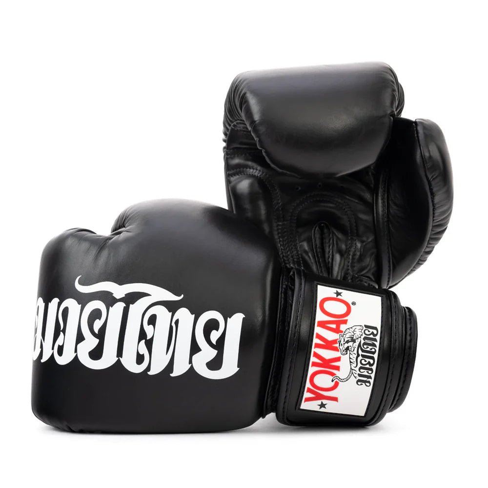 Yokkao Legacy Boxing Gloves - Black - Stone Fight Shop