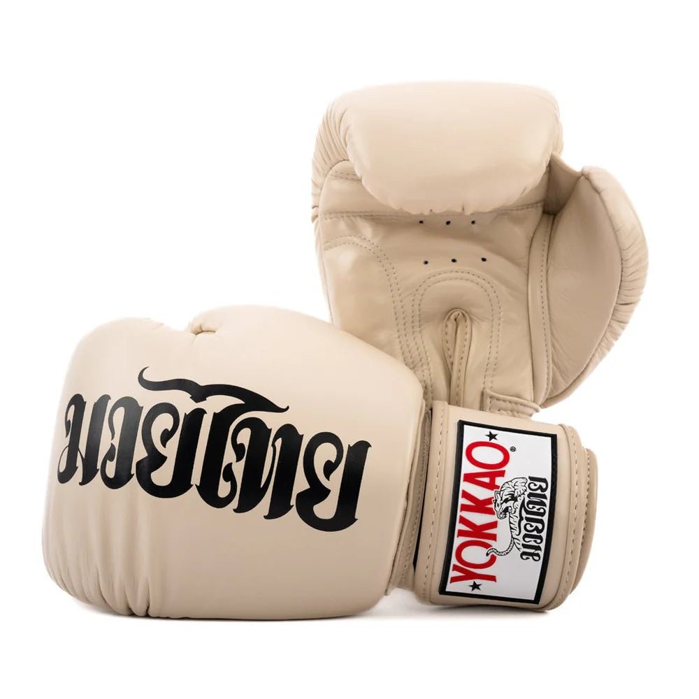 Yokkao Legacy Boxing Gloves - Sand - Stone Fight Shop