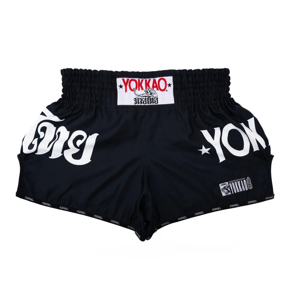 Yokkao Legacy Muay Thai Shorts - Black - Stone Fight Shop