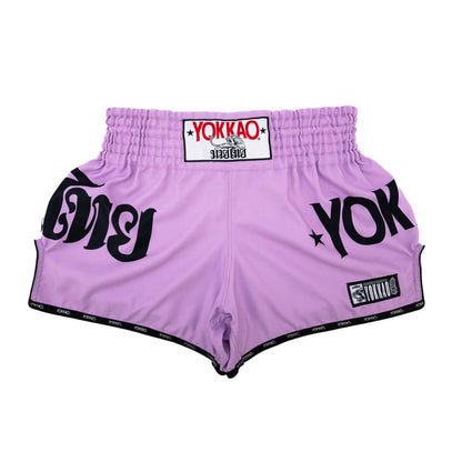 Yokkao Legacy Muay Thai Shorts - Lilac - Stone Fight Shop