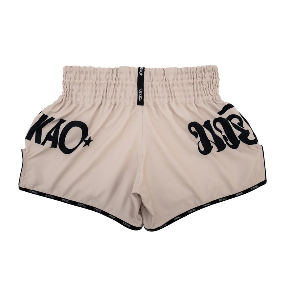 Yokkao Legacy Muay Thai Shorts - Sand - Stone Fight Shop