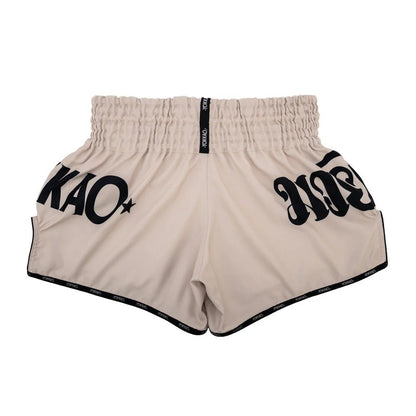 Yokkao Legacy Muay Thai Shorts - Sand - Stone Fight Shop