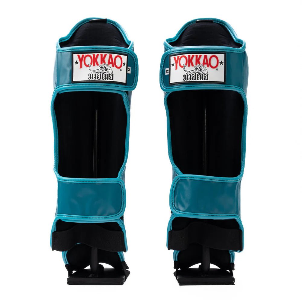 Yokkao Legacy Shin Guards - Aquamarine - Stone Fight Shop