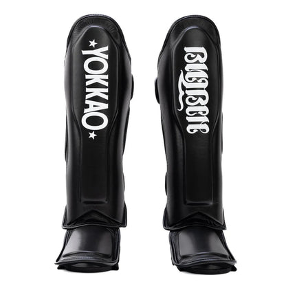 Yokkao Legacy Shin Guards - Black - Stone Fight Shop