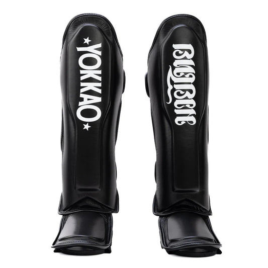 Yokkao Legacy Shin Guards - Black - Stone Fight Shop