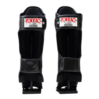 Yokkao Legacy Shin Guards - Black - Stone Fight Shop