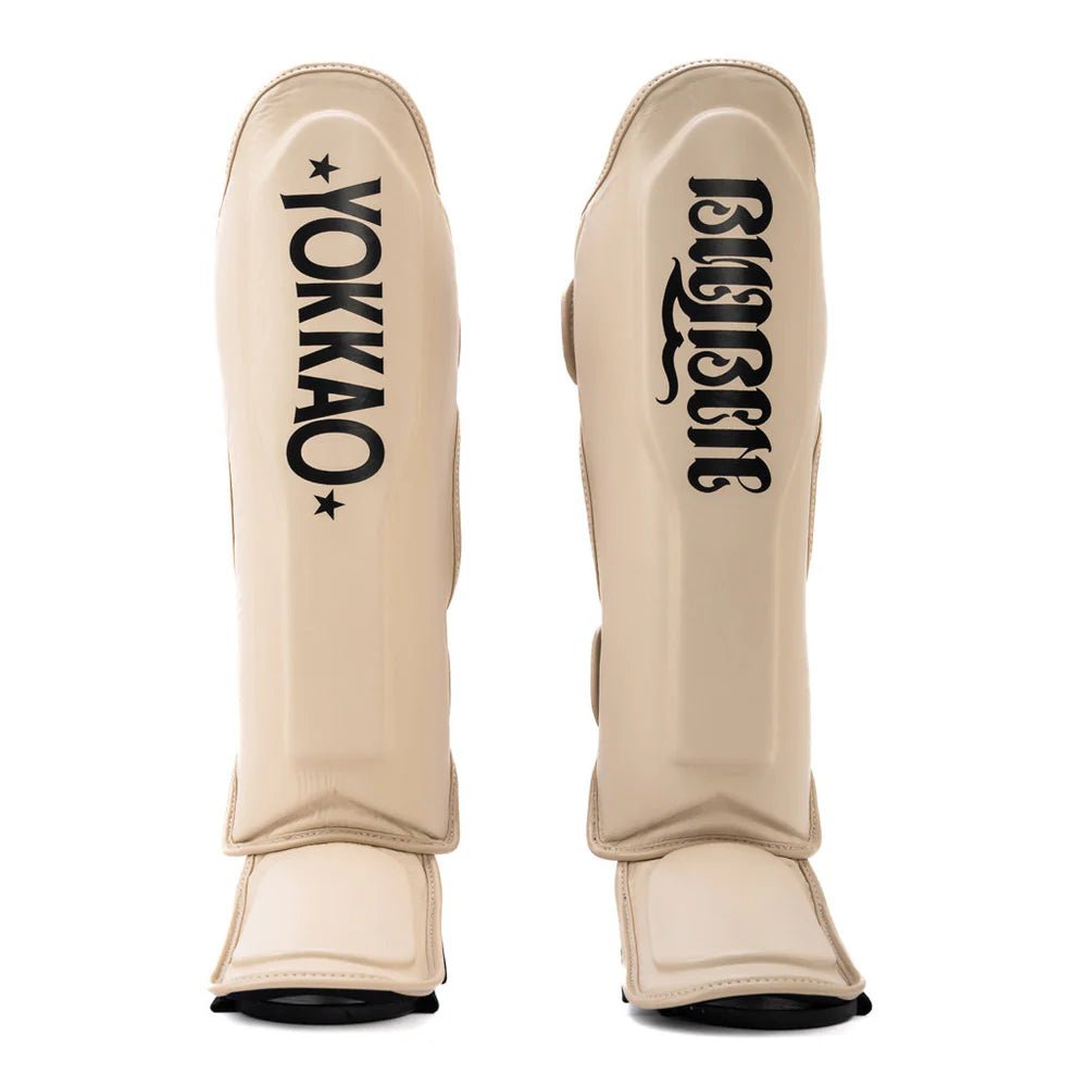 Yokkao Legacy Shin Guards - Sand - Stone Fight Shop