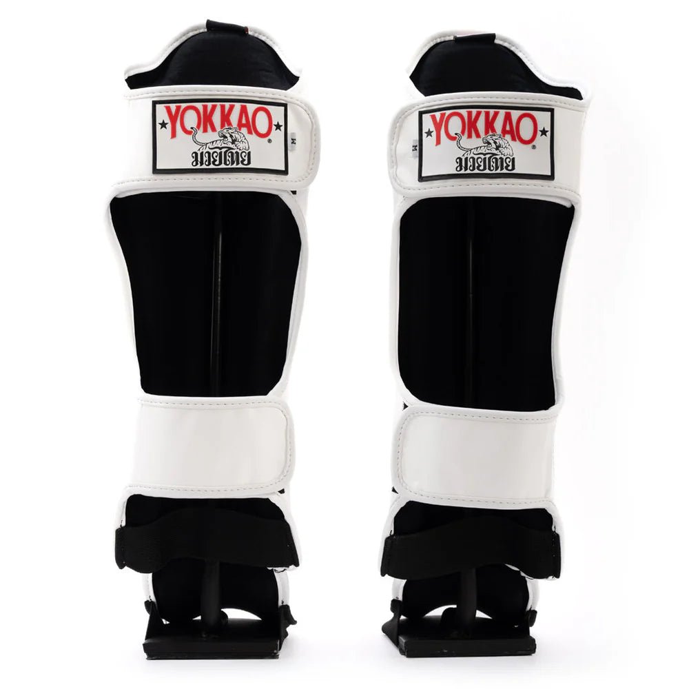 Yokkao Legacy Shin Guards - White - Stone Fight Shop