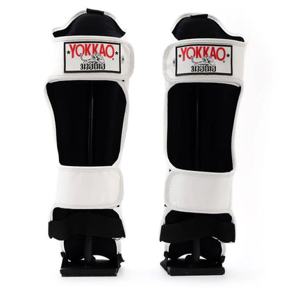 Yokkao Legacy Shin Guards - White - Stone Fight Shop
