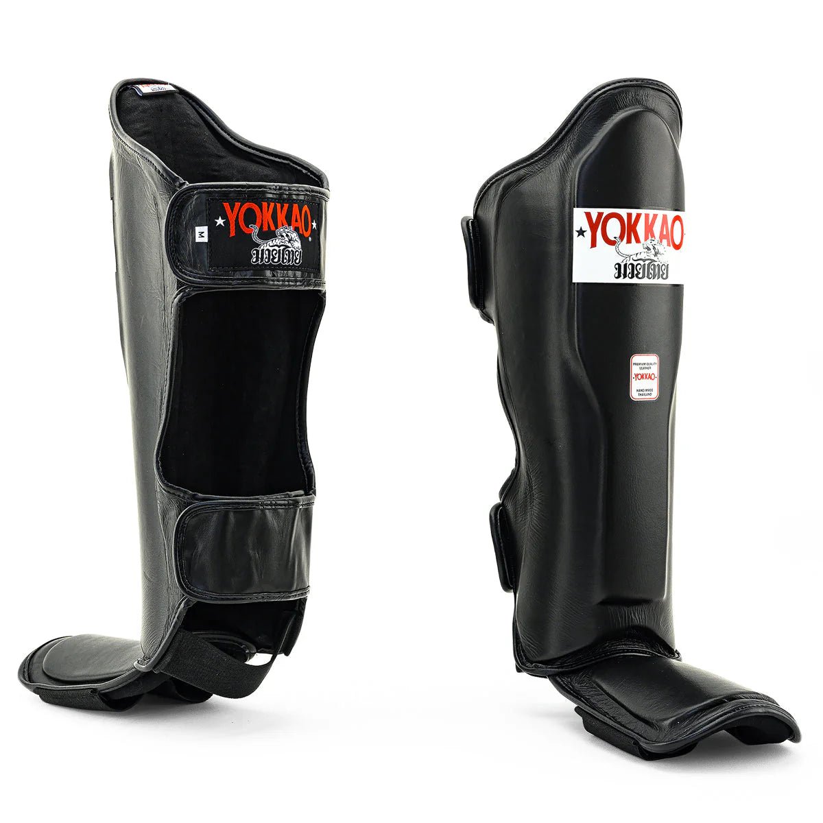 Yokkao Matrix Black Shin Guards - Stone Fight Shop