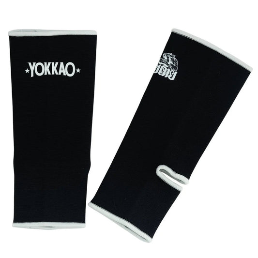 Yokkao Muay Thai Ankle Guards - Black - Stone Fight Shop