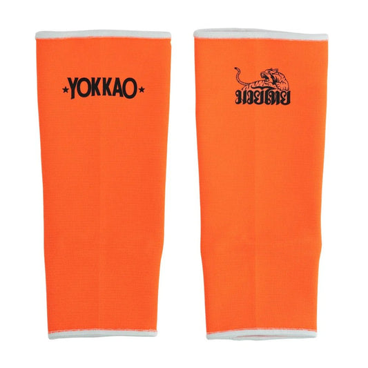 Yokkao Muay Thai Ankle Guards - Neon Orange - Stone Fight Shop